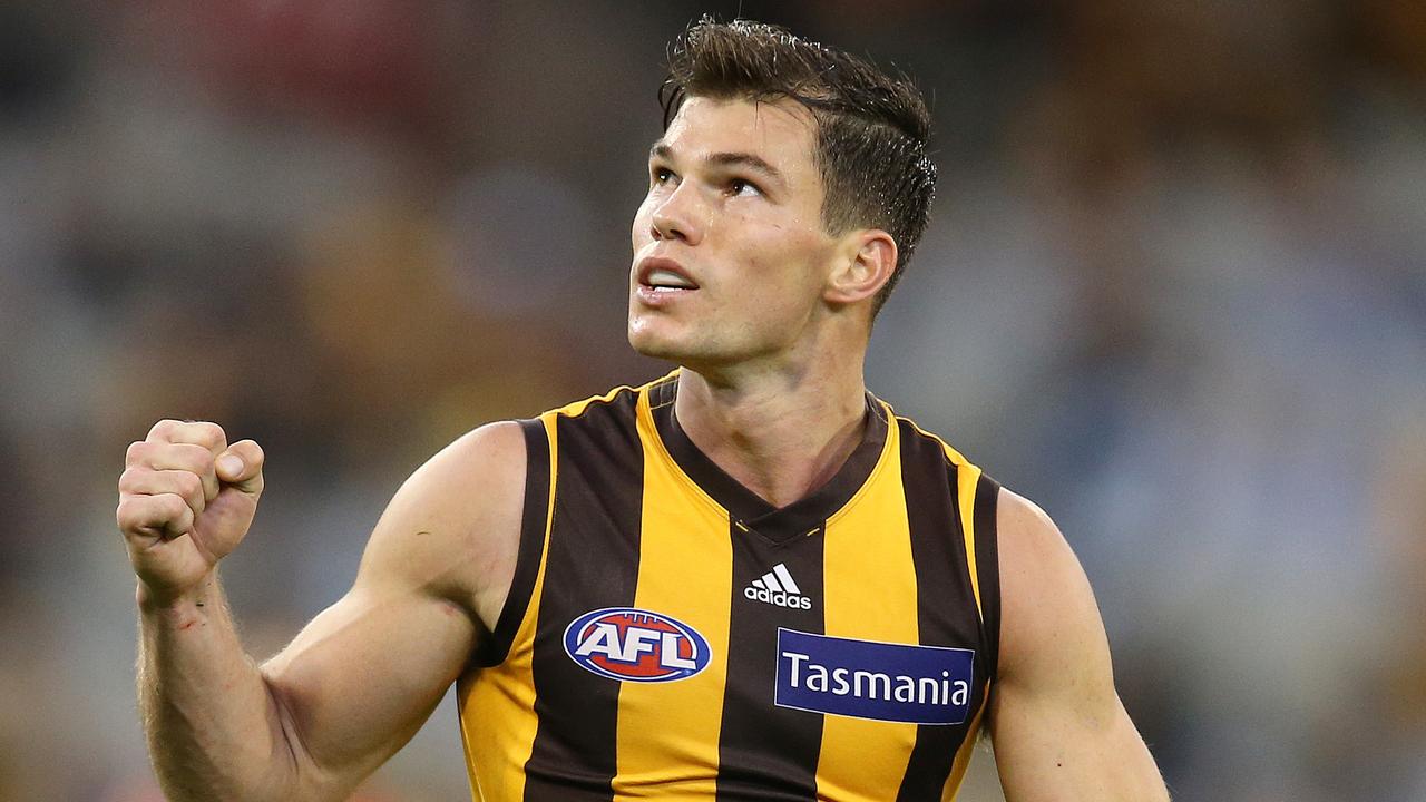 Hawthorn's Jaeger O'Meara starred against Melbourne. Picture: Michael Klein