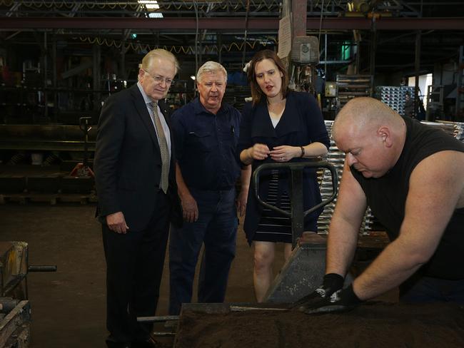 Kingsford Smith Liberal candidate Dr Michael Feneley, with Minister for Small Business and Assistant Treasurer Kelly O'Dwyer at Central Foundry at Mascot, ran a strong campaign on stimulating small business and job growth.