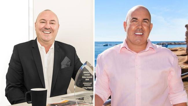 DiJones Terrigal regional manager Craig Fisher and McGrath Terrigal principal Trevor Hamilton have been locked in a bitter feud.