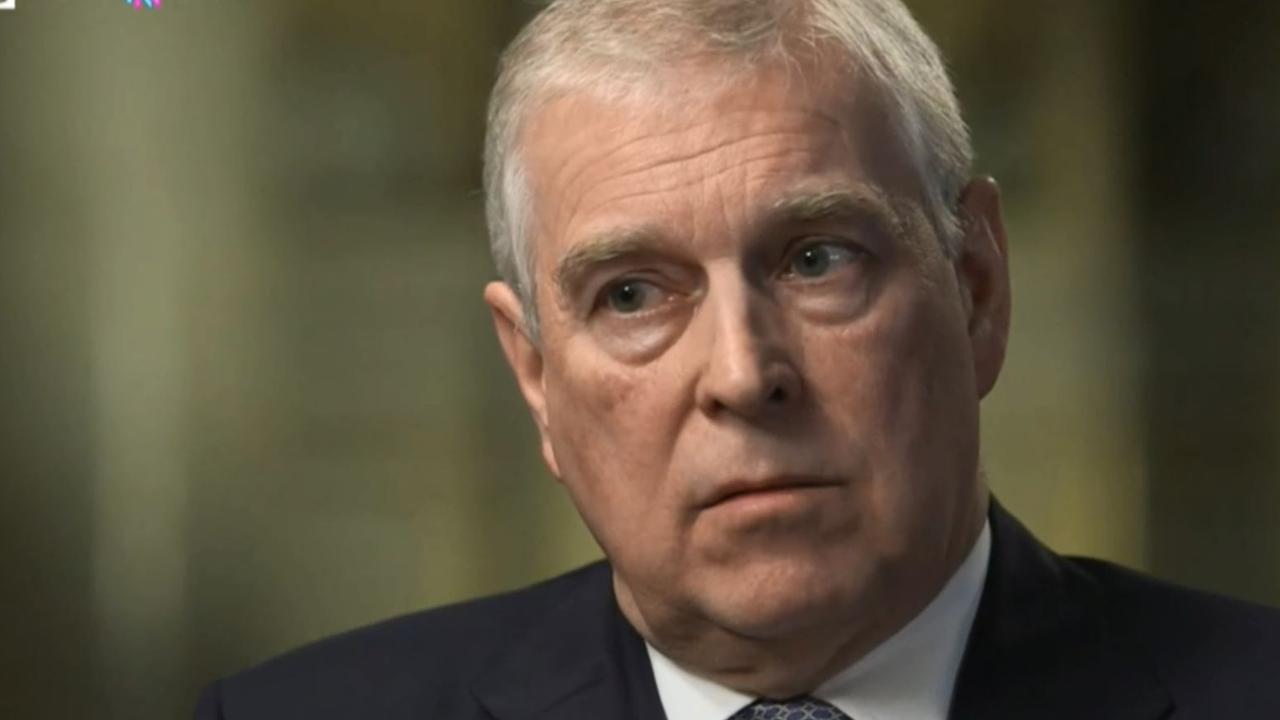 Prince Andrew, The Duke of York, was questioned about his friendship with Jeffrey Epstein in a car crash TV interview. Picture: BBC