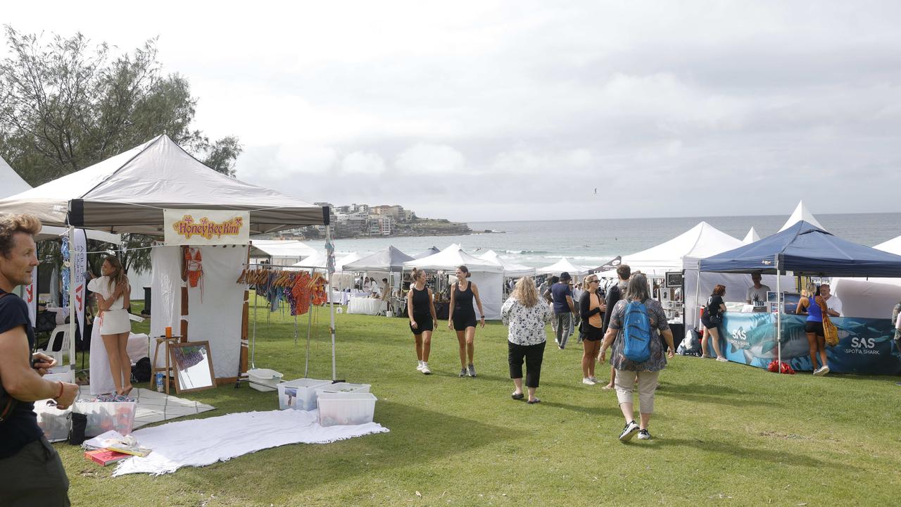 The Sydney-wide Ocean Lovers Festival has come back to its birthplace, Bondi Beach, for the weekend. Picture: NewsWire / Damian Shaw