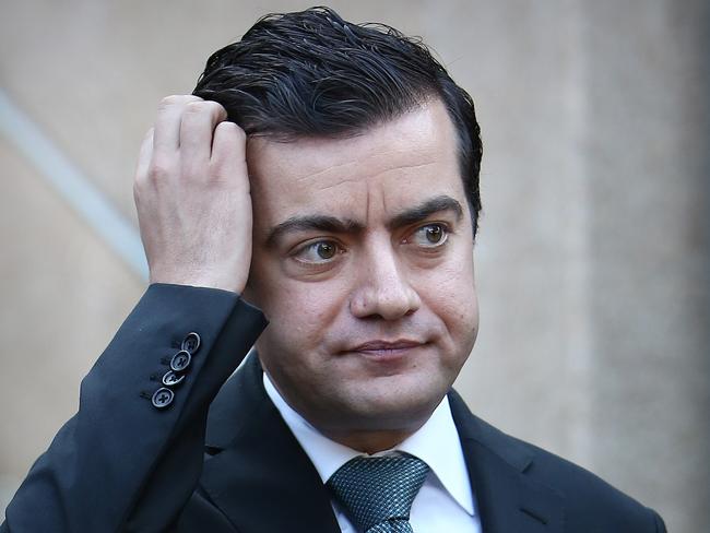 Fiasco... Senator Sam Dastyari in Sydney yesterday. Picture: Chris Pavlich