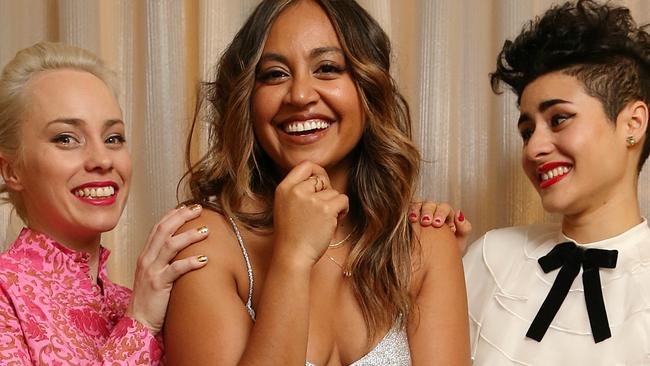 Australian pop music is enjoying a renaissance thanks to the vastly different sounds of Olympia, Jessica Mauboy and Jessica Cerro (Montaigne). Picture: Adam Taylor