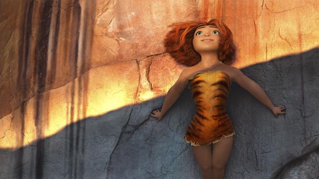 Dreamworks characters ... Eep from the Croods. Picture: Dreamworks