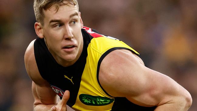 Tom Lynch is sidelined again. Picture: Michael Willson/AFL Photos via Getty Images