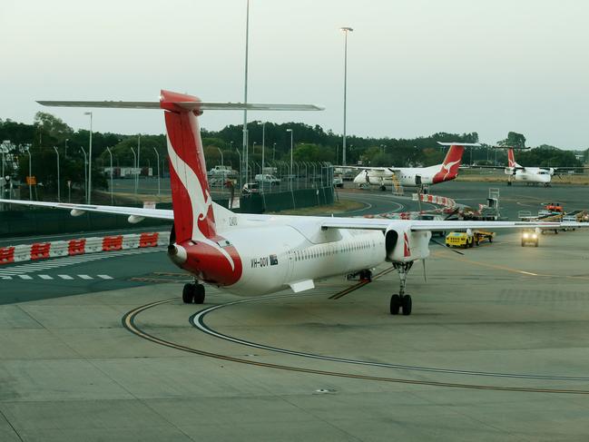 Rising number of small aircraft  regional airports is putting more pressure on the Brisbane Airport. Pic Mark Calleja