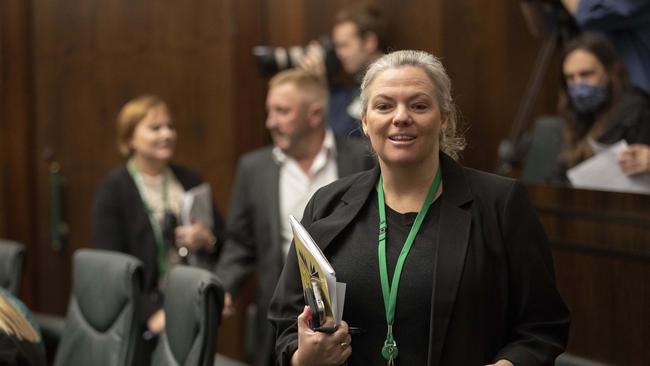 Rebekah Pentland of the Jacqui Lambie Network. Parliament Question Time. Picture: Chris Kidd