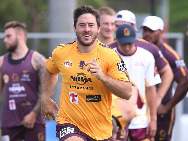 Ben Hunt is another contender to captain the Broncos. Picture: Annette Dew
