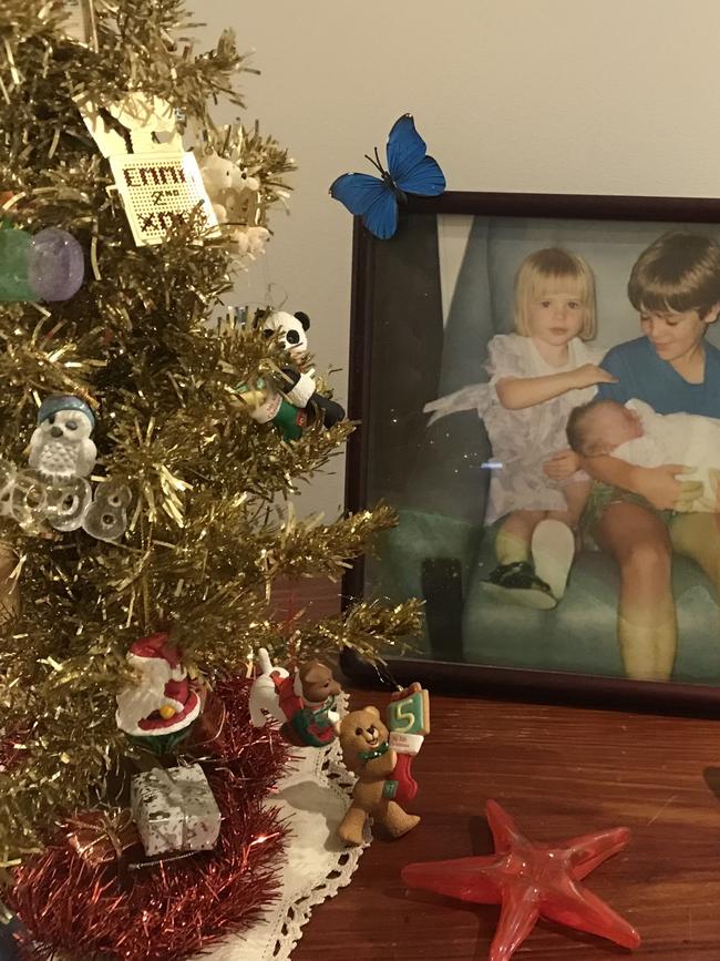 Decorations have been added to ‘Emma’s tree’ each Christmas since 1993. Picture: Supplied