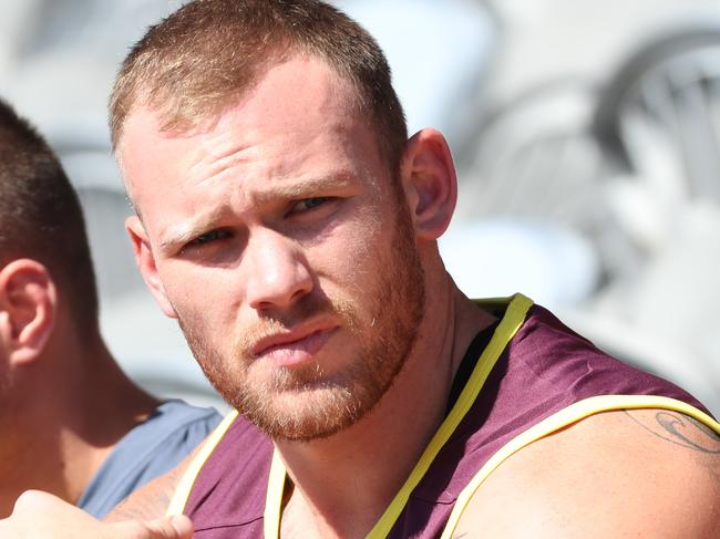 Broncos return for pre-season training at St Lucia Athletic track.. Matt Lodge . Pic Annette Dew