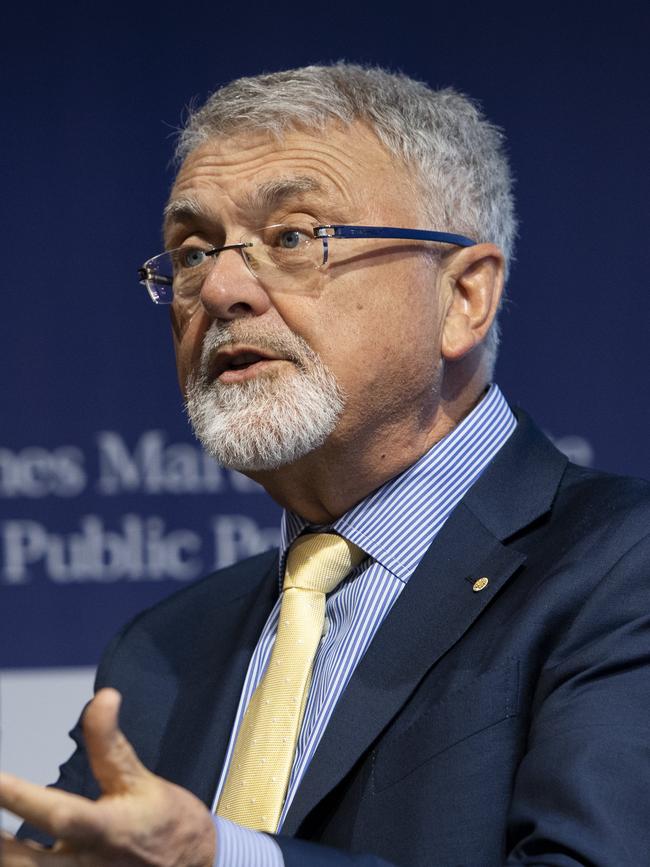 ARC chairman Peter Shergold has sought information from QUT about its anti-racism conference. Picture: NewsWire / Monique Harmer