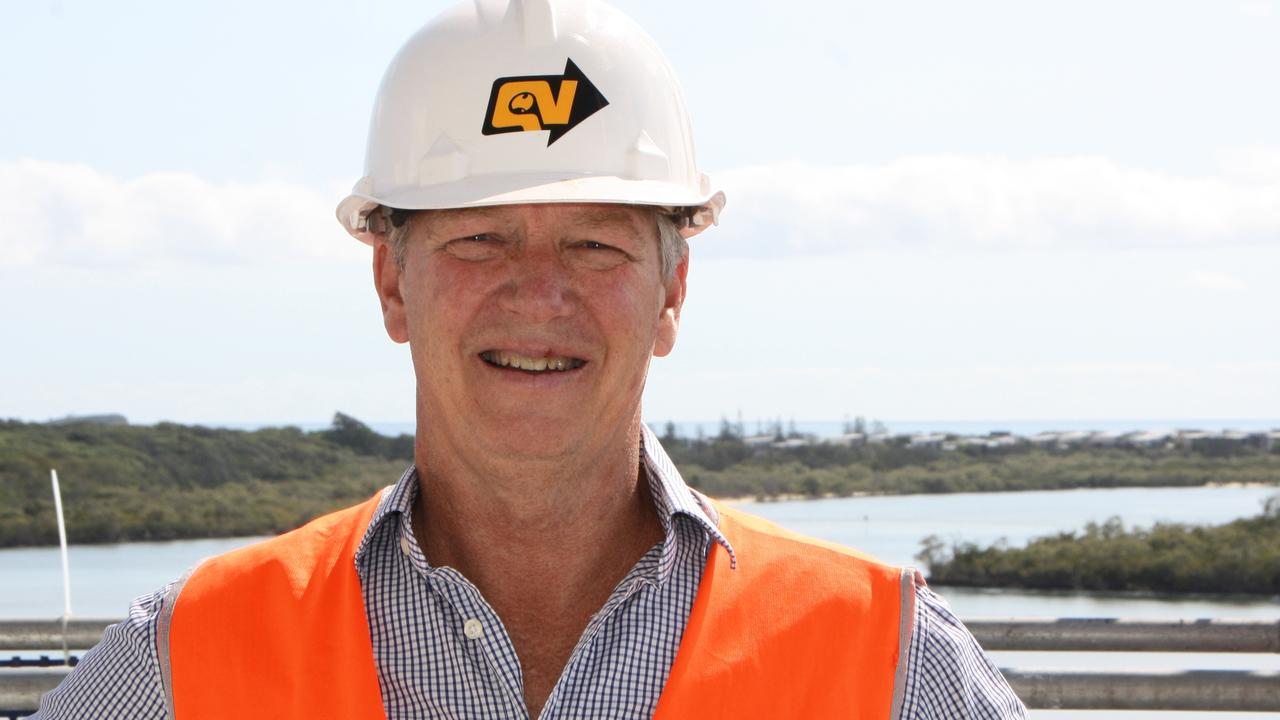 Kratzmann Group manager Mark Kratzmann on site at the penthouse of The Ivy at Picnic Point, Maroochydore.