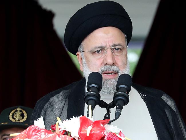 Iran's President Ebrahim Raisi has warned that Iran will retaliate against Israel. Picture: AFP