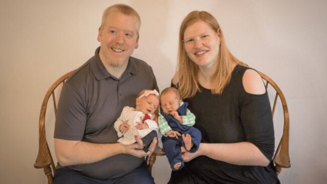 Philip and Rachel chose embryos that had been frozen for 30 years. Source: 7Life