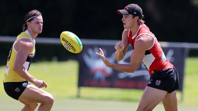 Steele during a training session. Picture: Michael Klein