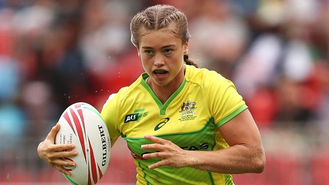 Lily Dick is inspiring a new generation of female rugby players. Picture: Brendon Thorne/Getty Images