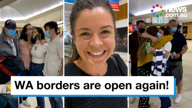 Heartwarming reunions as WA reopens borders