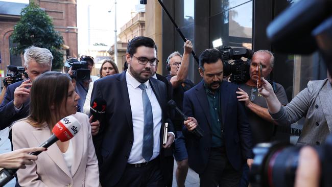 Bruce Lehrmann leaves the Federal Court after Justice Michael Lee found he raped Brittany Higgins and ruled in favour of Network Ten in his defamation case.