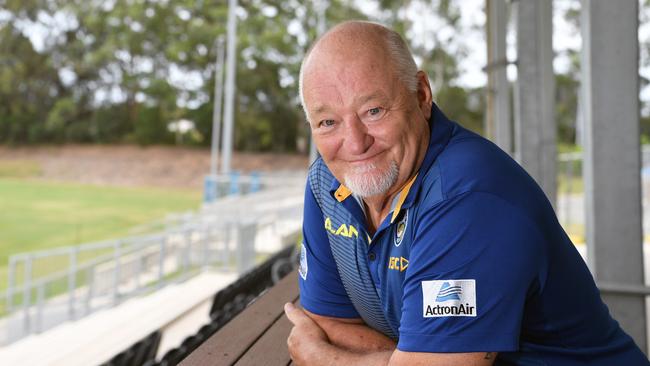 Rugby League journeyman Dennis Moore has worked as a Parramatta Eels talent scout, Manly Sea Eagles assistant coach and is now in his second stint with the Maroochydore Swans senior side. Picture: Patrick Woods