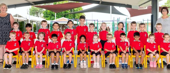 Whitsunday Anglican School Prep Back row: Ms Kinsey, Cheyenne, Hannah, Billy, Krishiv, Reuben, Noah, Asher, Hadley, Rosie, James, John, Alfie, Mrs Lockyer Front row: Nash, Ziggy, Annabelle, Jayrit, Leo, Maia, Abby, William, Bryce, Zayaan, Odette, Sophie.