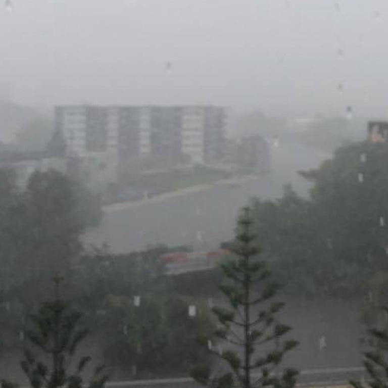 The view of Broadbeach this morning from Neptune Resort. Picture: Matt Cunningham