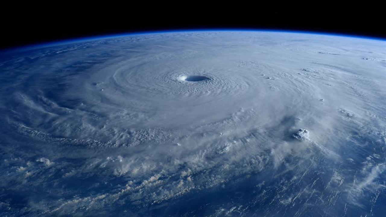 Typhoon Maysak Super storm photographed from space as it batters