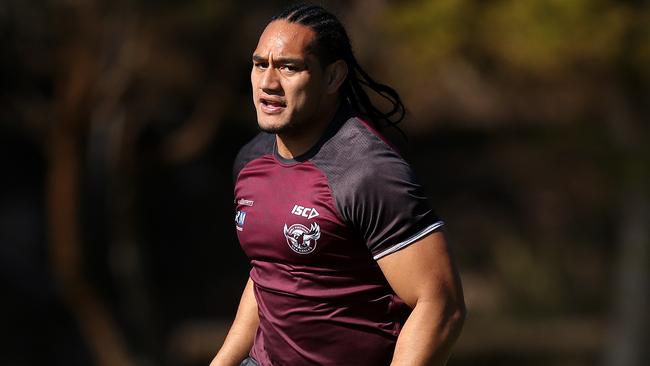 Taupau has no plans to leave Brookvale. Photo: Phil Hillyard