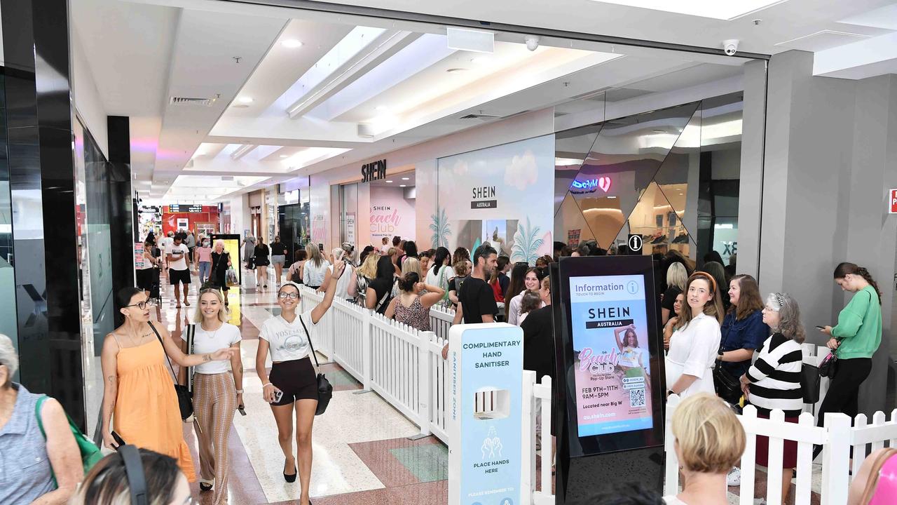 Opening of the 3-day pop up store Shein, Brookside Shopping Centre. Picture: Patrick Woods.