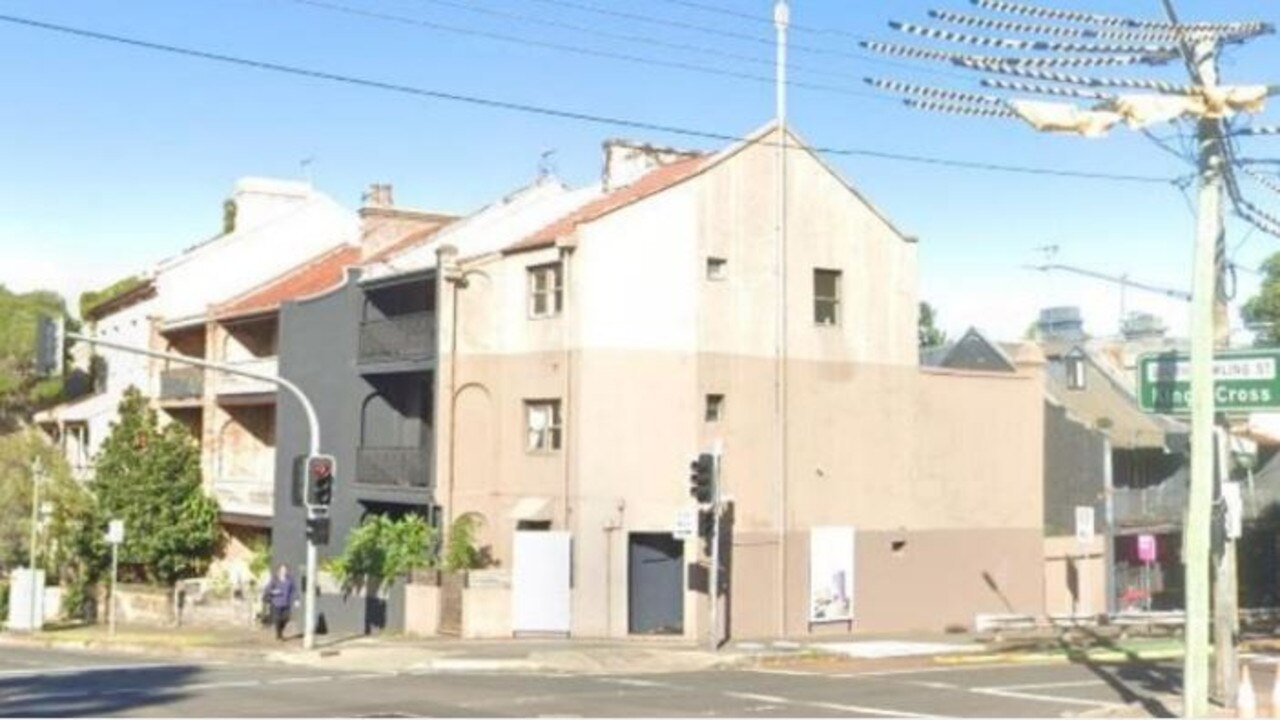 The location of the proposed Buddy Franklin mural in Surry Hills, Sydney.