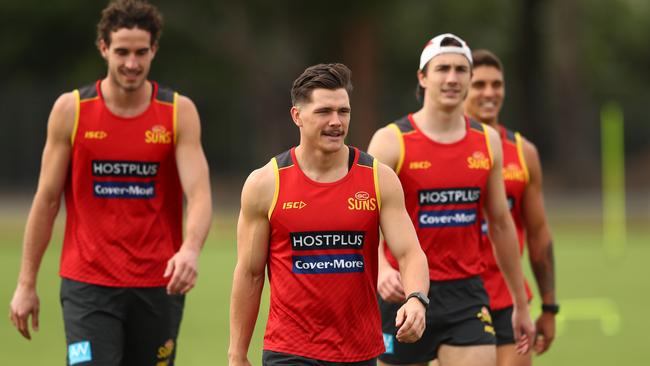 The Gold Coast Suns have a league-high 51 players on their list after they were granted emergency draft concessions last year. Picture: Getty Images