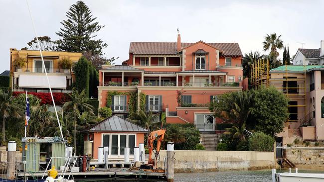 Malcolm Turnbull’s Point Piper waterfront home.