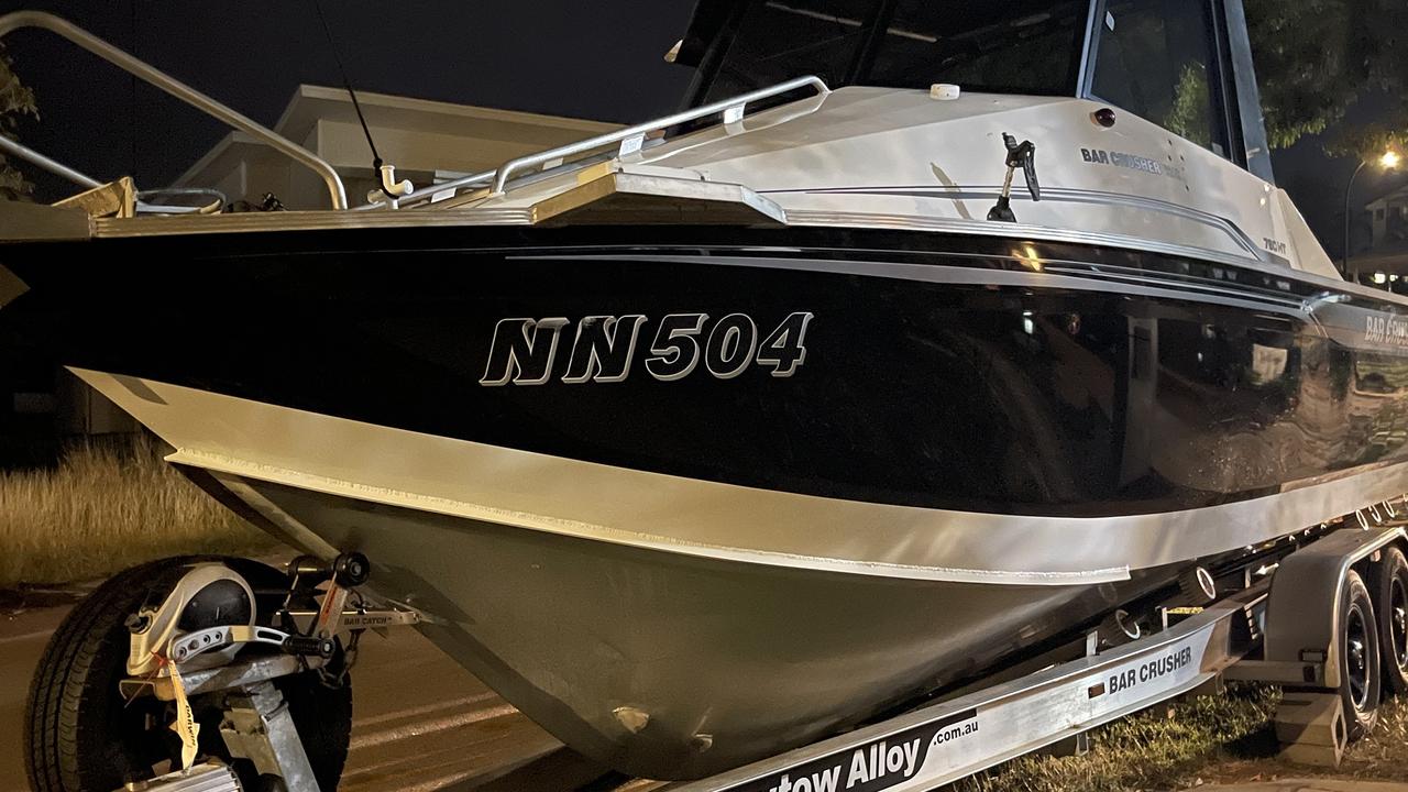 A boat seized in Darwin in Operation Merriden. Source: Supplied