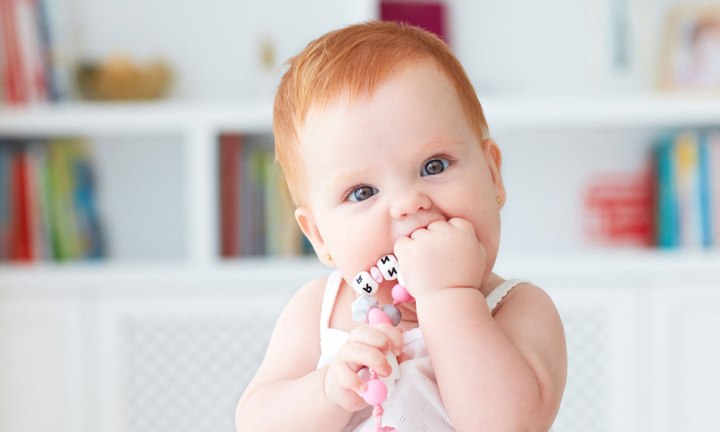 teething and not wanting bottle