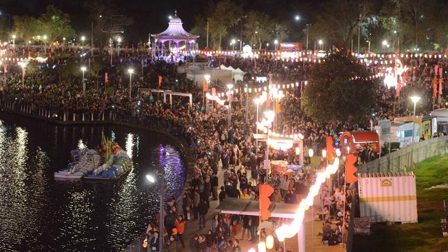 The Moon Lantern Festival is one of many ways the prime land of the Riverbank can be used.