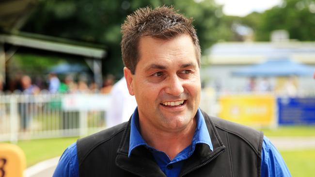 Trainer Paul Jones during Snake Gully Cup day at Gundagai Race Club. pic Mark Evans