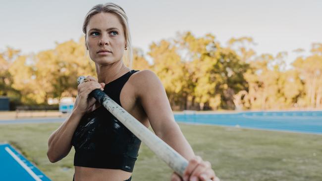 Pole vaulter Nina Kennedy has received the Bruce McAvaney Award for Performance of the Year at the Athletics Australia Awards. Photo: Daniel Njegich