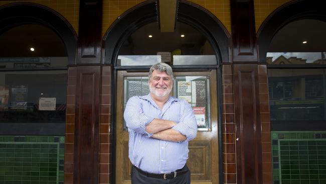 The new facade at PJ Gallagher’s Liverpool pays homage to the area’s history as well as a touch of Ireland. Picture: MELVYN KNIPE