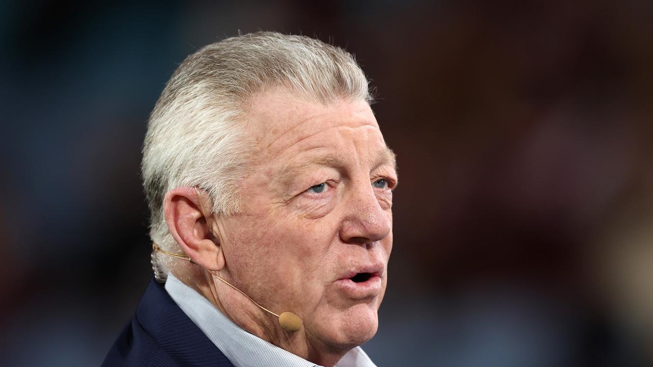 SYDNEY, AUSTRALIA - JULY 12: General Manager of the Canterbury-Bankstown Bulldogs and commentator Phil Gould is seen before game three of the State of Origin series between New South Wales Blues and Queensland Maroons at Accor Stadium on July 12, 2023 in Sydney, Australia. (Photo by Mark Kolbe/Getty Images)