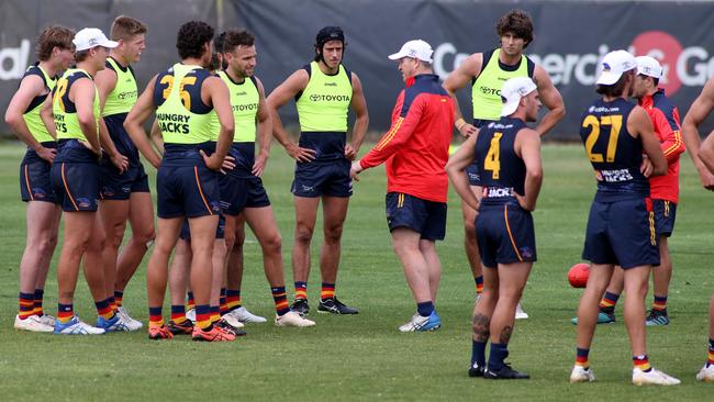 14 December, 2022: Adelaide Crow Training at West Lakes.Picture: Kelly Barnes