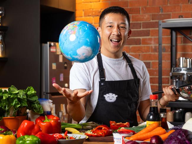 Celebrity chef Brendan Pang travelled to his family’s homeland to taste their dishes. Picture: Mark Stewart.