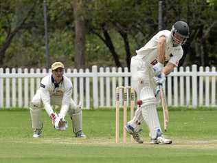 Laidley's master allrounder Mick Sippel. Picture: Nev Madsen