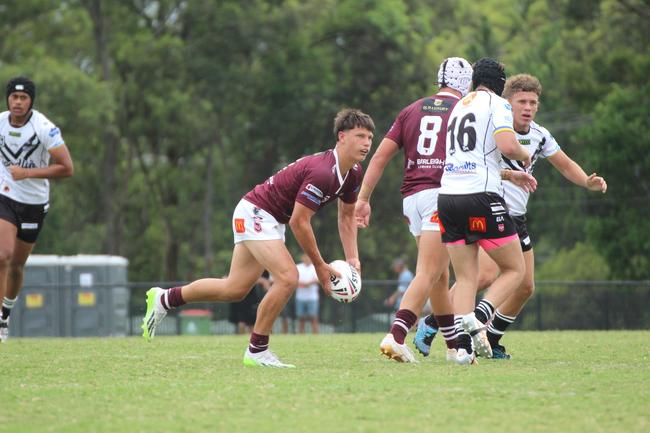 Hayden Watson playing for Burleigh.