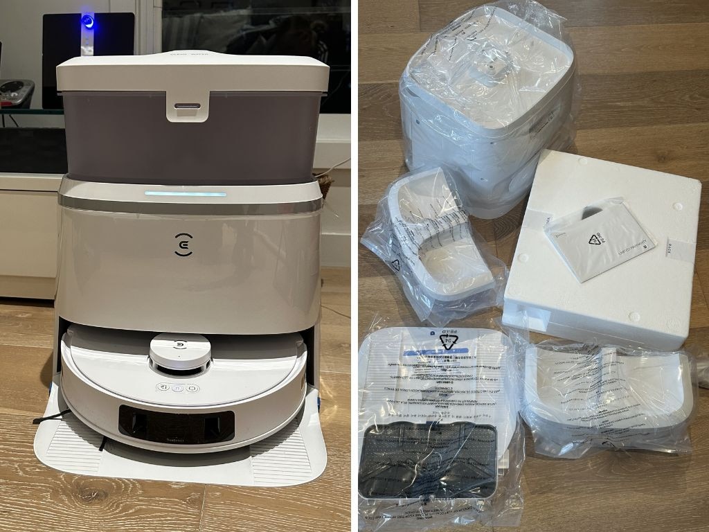 Setting up the Ecovacs T30 Pro Omni can't get any easier. Picture: news.com.au/ClaudiaCoy.