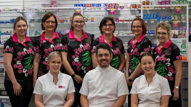 The LiveLife Pharmacy Bowen Plaza team. Picture: Supplied