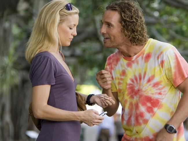 Kate Hudson and Matthew McConaughey in a scene from Fool's Gold.