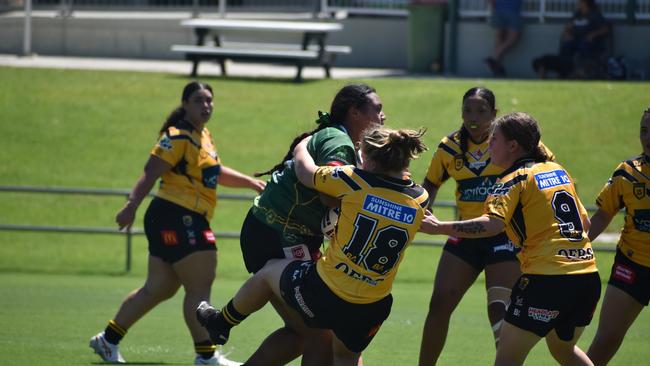 Harvey Norman under 19s game between the Ipswich Jets and Sunshine Coast Falcons. Saturday March 4, 2023. Picture, Nick Tucker.