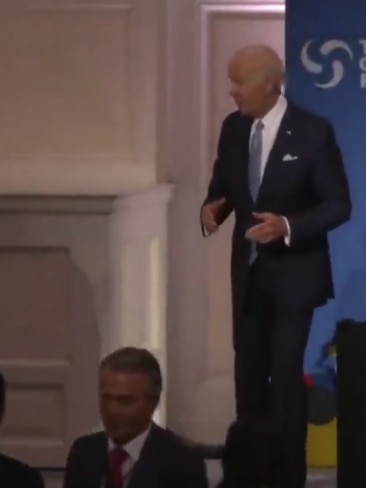 US President Joe Biden Appears To Get Confused On Where To Exit The ...