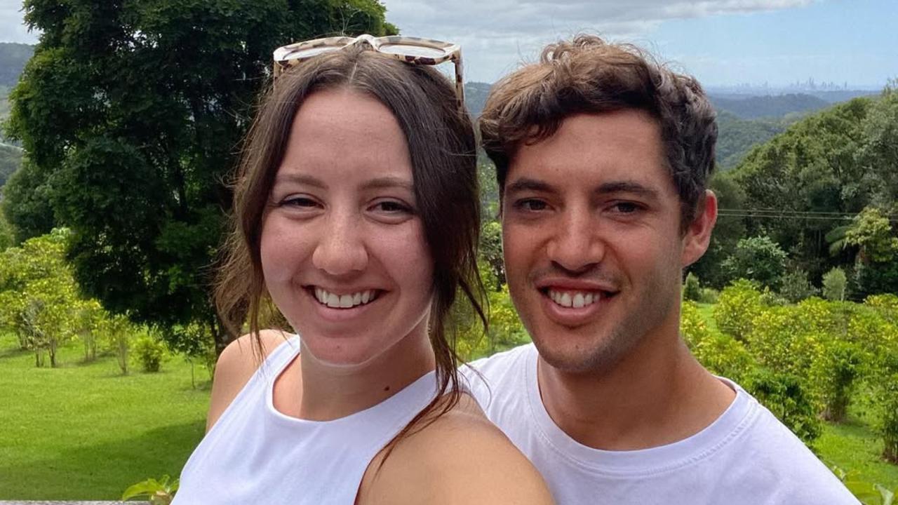 Michaela Hurt and Joel Evans. Photo: Instagram