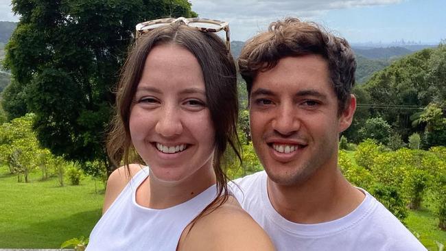 Michaela Hurt and Joel Evans. Photo: Instagram