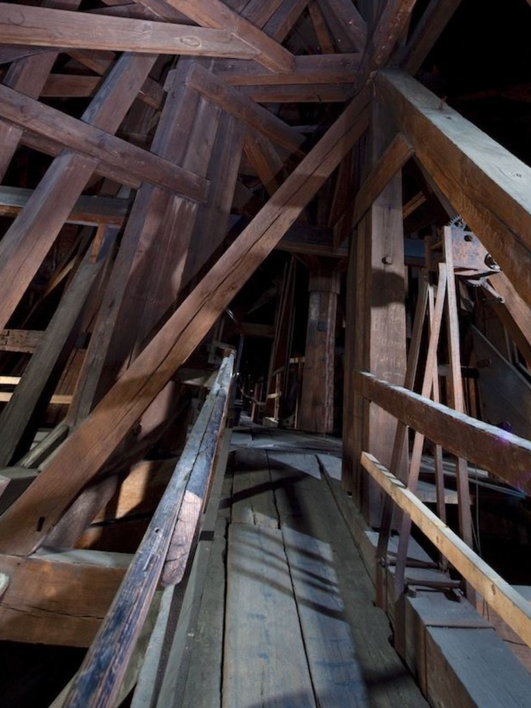 The historical oak interior is suspected to have fuelled the destructive fire.